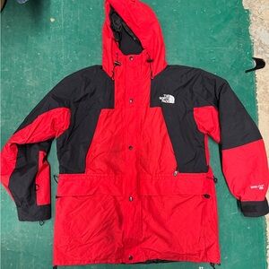 The North Face Goretex Technical Shell Jacket xtra Large Red Black